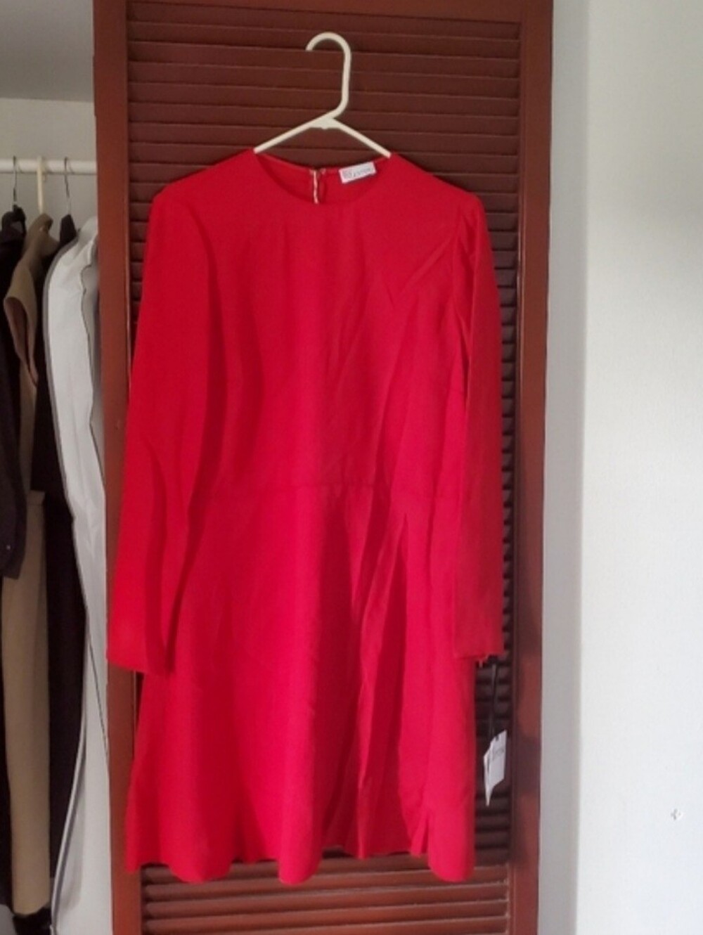 RED Valentino Ruffled Crepe Mini Dress 10 46 L